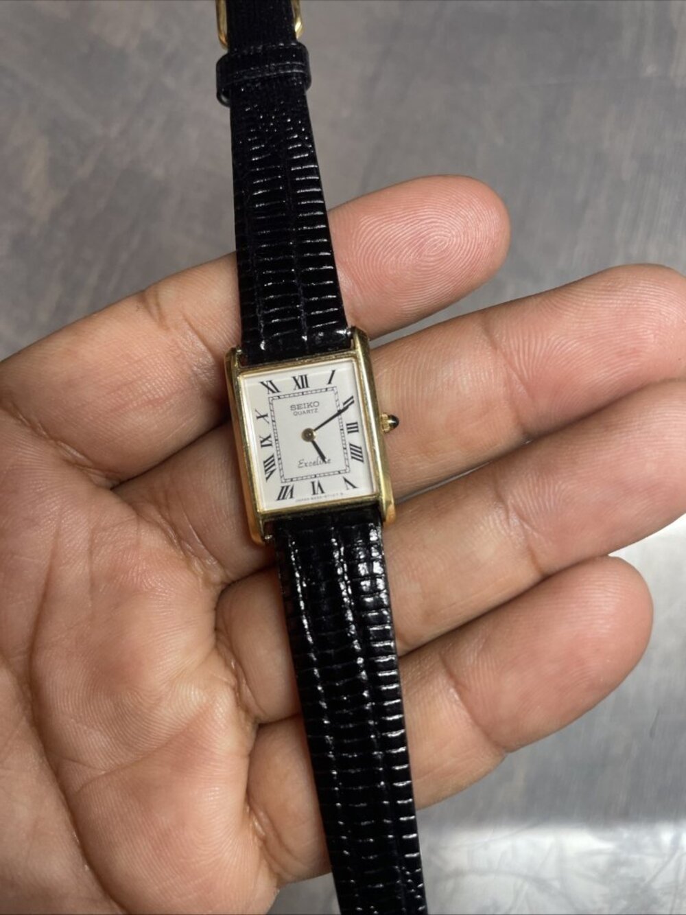 Ladies Seiko Exceline Tank Watch 8420-5540 JAPAN TESTED! New Battery - Picture 7 of 16